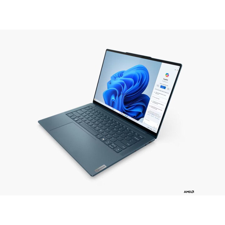 Лаптоп Lenovo Yoga PRO 7, AMD Ryzen 7 8845HS, 14.50" WQXGA IPS, 16GB RAM, 1TB SSD, NVIDIA GeForce RTX 3050 6GB GDDR6 - 83E3000EBM