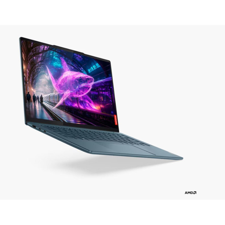 Лаптоп Lenovo Yoga PRO 7, AMD Ryzen 7 8845HS, 14.50" WQXGA IPS, 16GB RAM, 1TB SSD, NVIDIA GeForce RTX 3050 6GB GDDR6 - 83E3000EBM