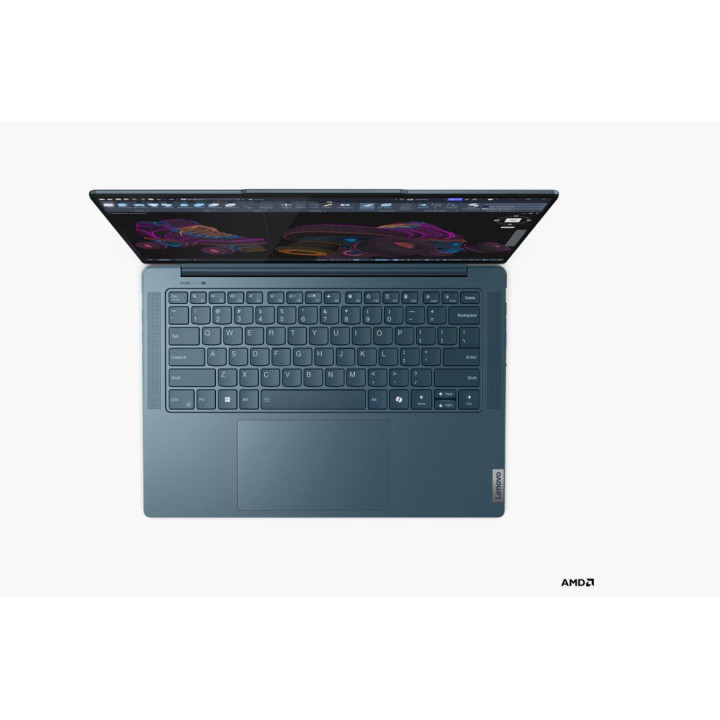 Лаптоп Lenovo Yoga PRO 7, AMD Ryzen 7 8845HS, 14.50" WQXGA IPS, 16GB RAM, 1TB SSD, NVIDIA GeForce RTX 3050 6GB GDDR6 - 83E3000EBM