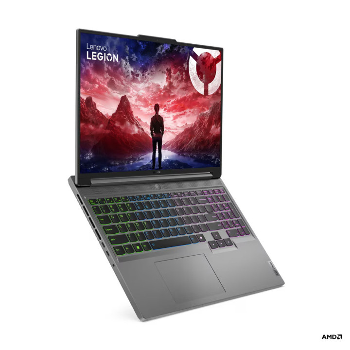 Лаптоп Lenovo Legion SLIM 5, AMD Ryzen 7 8845HS, 16" WQXGA, IPS 350nits Anti-glare, 100% sRGB, 165Hz, G-SYNC, 16GB RAM, 512GB SSD, NVIDIA GeForce RTX 4060 8GB GDDR6 - 83DH001KBM