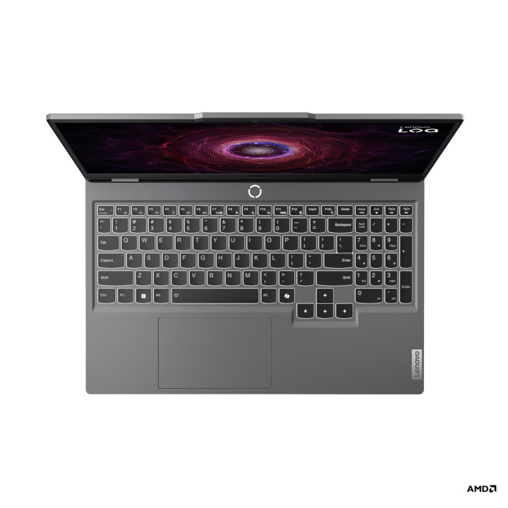 Лаптоп Lenovo LOQ 15ARP9, AMD Ryzen 7 7435HS, 15.6" FHD IPS 300nits Anti-glare, 100% sRGB, 144Hz, G-SYNC, 24GB RAM, 1TB SSD, NVIDIA GeForce RTX 4070 8GB GDDR6 - 83JC0093BM