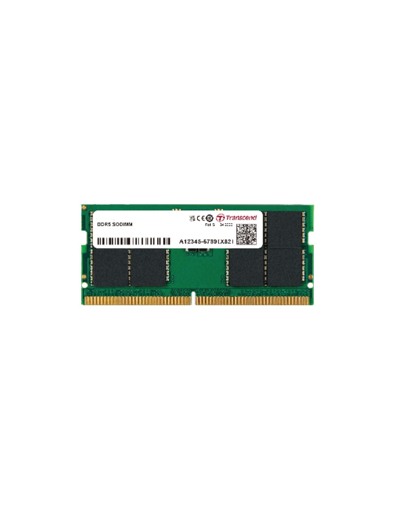 RAM памет Transcend 8GB JM DDR5 5600 SO-DIMM 1Rx16 1Gx16 CL46 1.1V - JM5600ASG-8G
