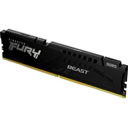 RAM памет Kingston 8GB DDR5 6000MHz CL36 DIMM FURY Beast Black - KF560C36BBE-8
