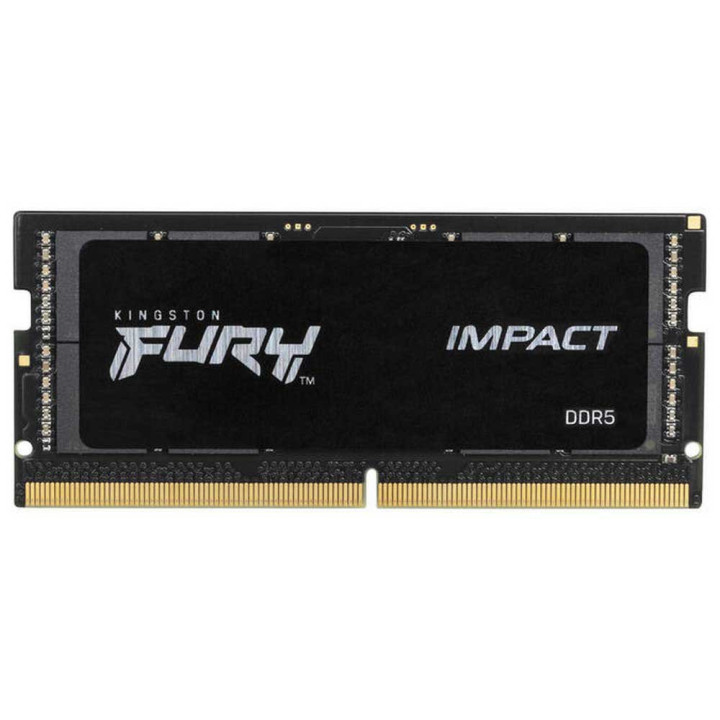 RAM памет Kingston 16GB DDR5 5600MHz FURY Impact SODIMM, CL40 - KF556S40IB-16