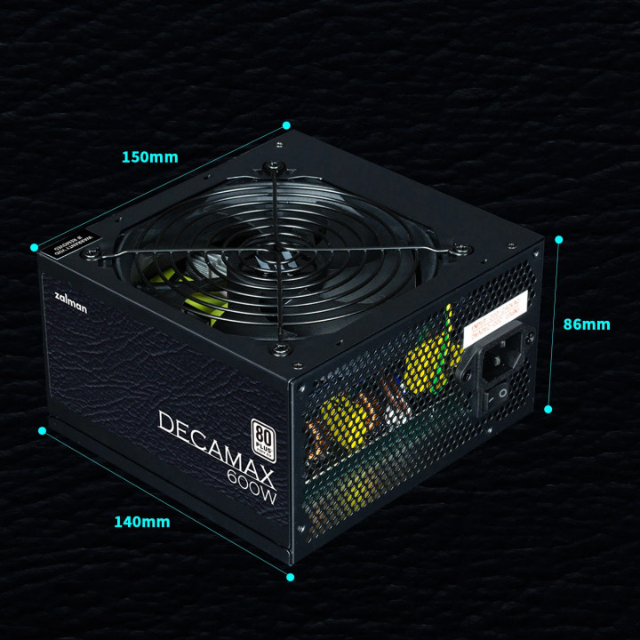 Захранване Zalman PSU DecaMax 600W 80  - ZM600-LX3