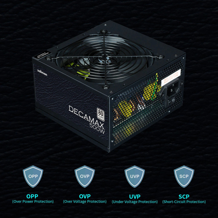 Захранване Zalman PSU DecaMax 500W 80  - ZM500-LX3