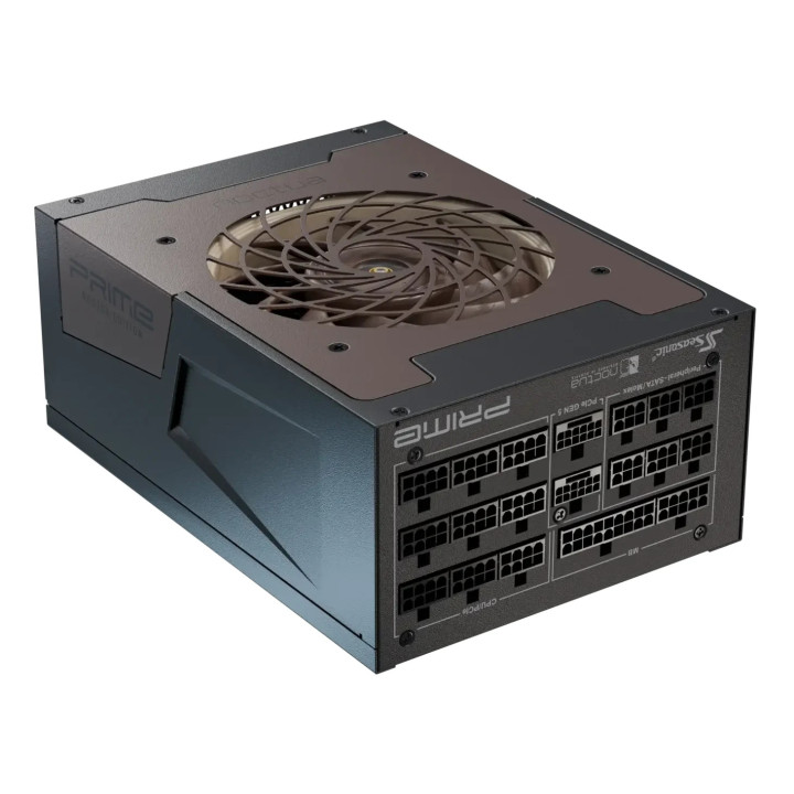 Захранване Seasonic PSU ATX 3.1 1600W Titanium PCIe Gen 5, PRIME NOCTUA EDITION TX-1600 - SSR-1600TR2-NE