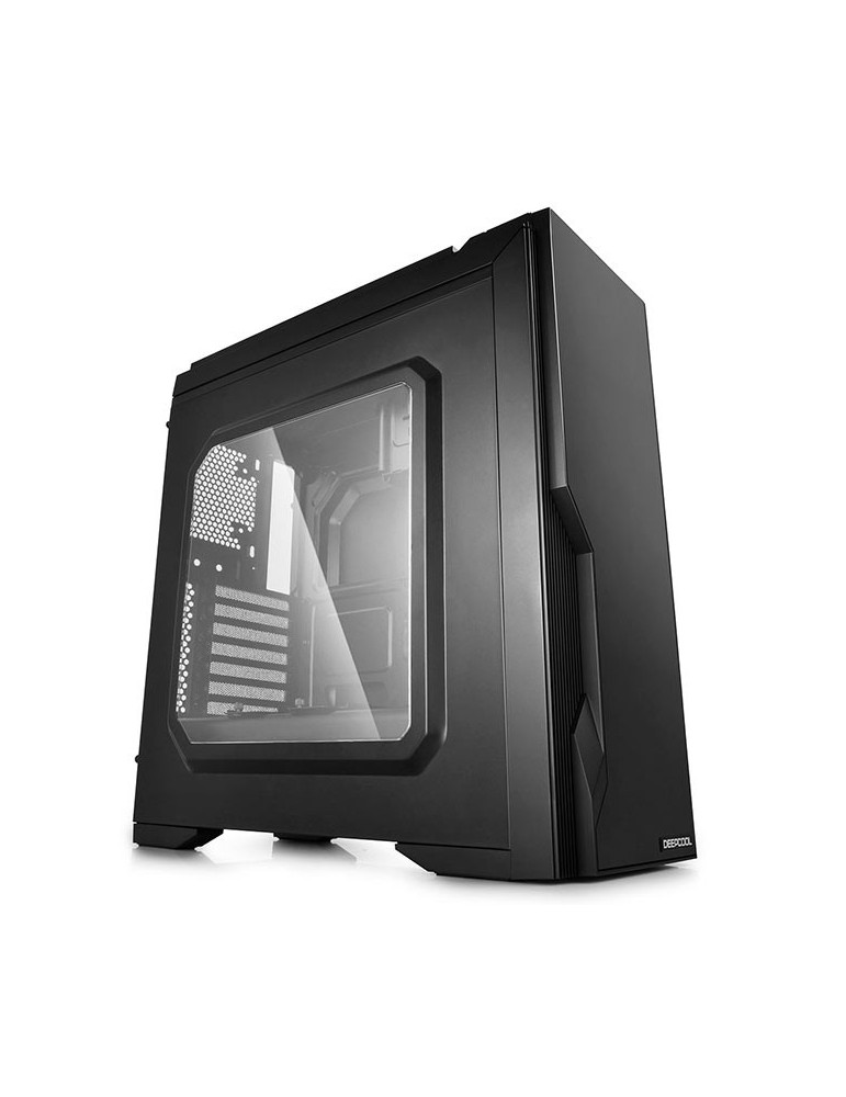 Кутия за компютър DeepCool DUKASE USB3.0 черна с прозрачен капак