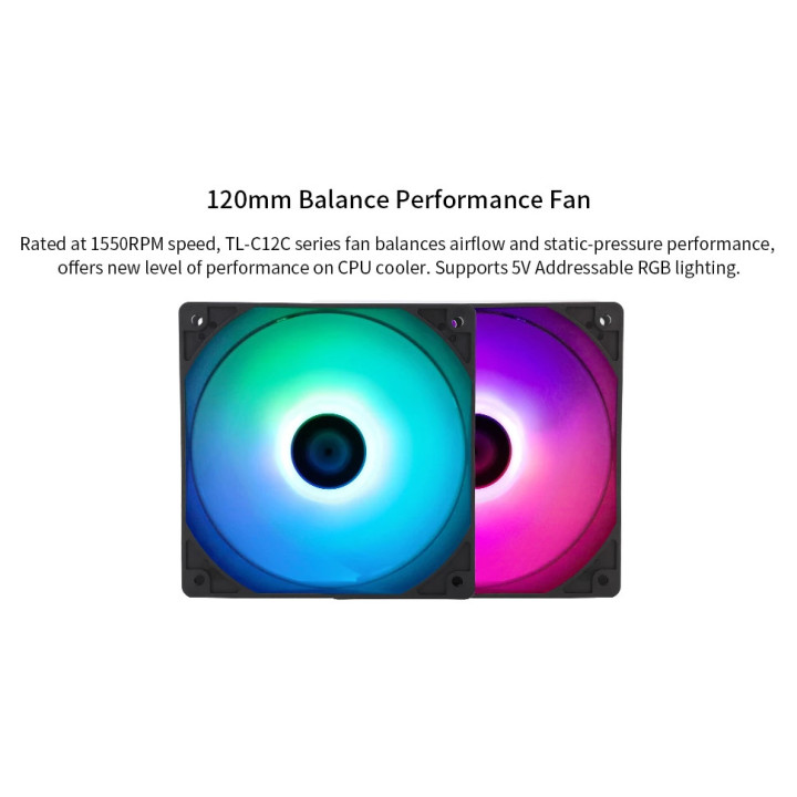 Охладител за процесор Thermalright Peerless Assassin 120 SE A-RGB, Dual-Tower, LGA1851/LGA1700/AM5 - PEERLESS-ASSASSIN-120-ARGB