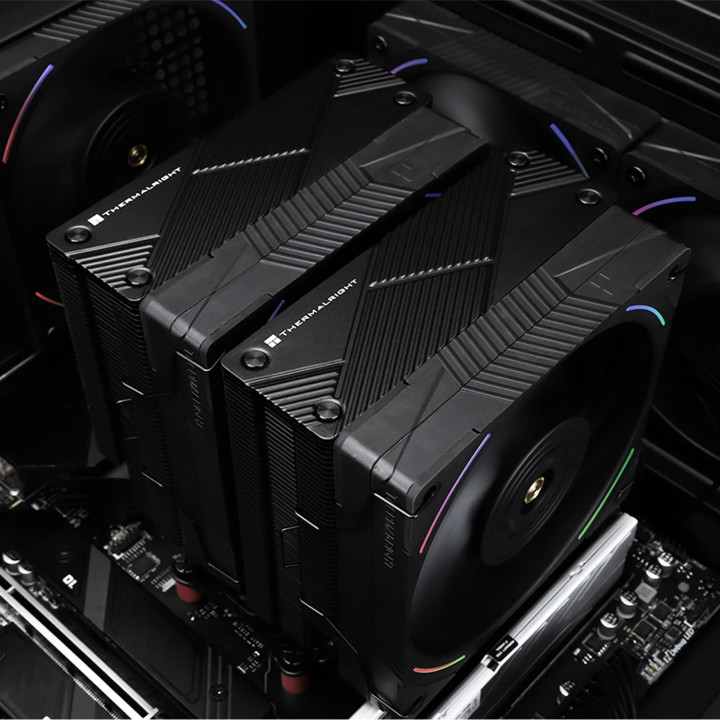Охладител за процесор Thermalright Phantom Spirit 120 EVO A-RGB, Dual-Tower, LGA1851/LGA1700/AM5 - PHANTOM-SPIRIT-120-EVO
