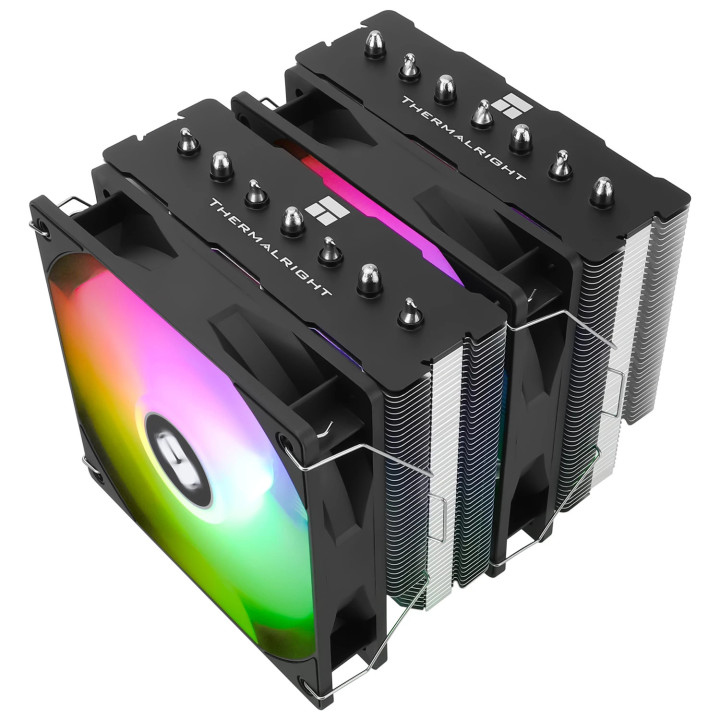Охладител за процесор Thermalright Phantom Spirit 120 SE A-RGB, Dual-Tower, LGA1851/LGA1700/AM5 - PHANTOM-SPIRIT-120-SE-ARGB
