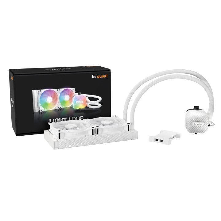 Водно охлаждане за процесор be quiet!LIGHT LOOP 240mm White - BW021