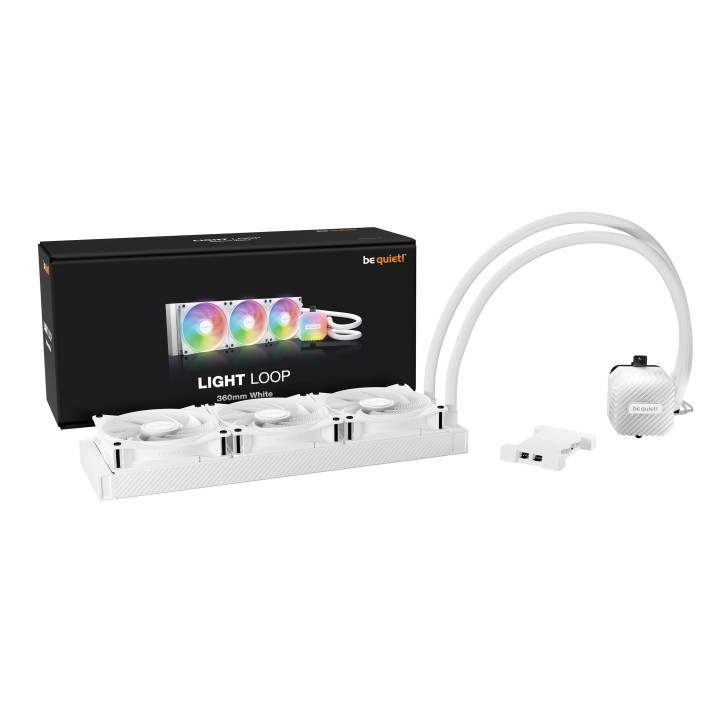 Водно охлаждане за процесор be quiet! LIGHT LOOP 360mm White - BW023
