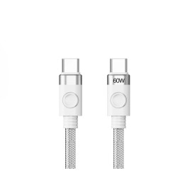 Кабел Orico USB C-to-C PD 60W Charging 1.0m White - CDX-60CC-WH