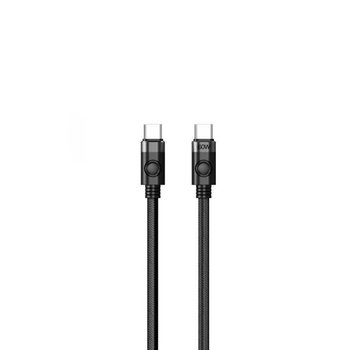 Кабел Orico USB C-to-C PD 60W Charging 1.0m Black - CDX-60CC-BK