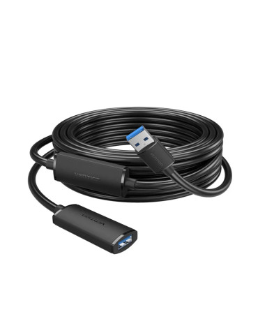 Кабел Vention удължение USB 3.0 AM / AF Active Extension Cable 5M Black - CBMBJ