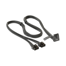 Модулен кабел Seasonic Modding Cable 600W Black 90 degree - PCIe 5.0 12VHPWR - SS-2x8P-90-12V-2x6-600-BK