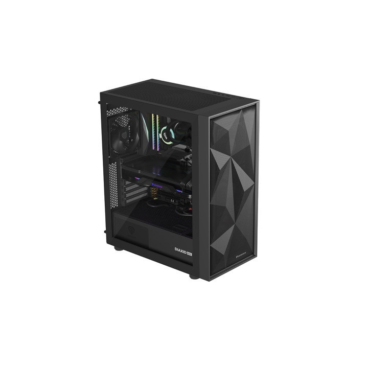 Кутия за компютър Genesis PC Case DIAXID 605F Mini Tower Window, Black - NPC-2046