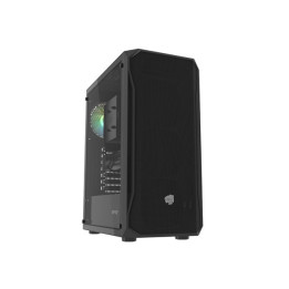 Кутия за компютър Fury Shobo SH4 RGB Midi Tower, Window, Black - NFO-2153