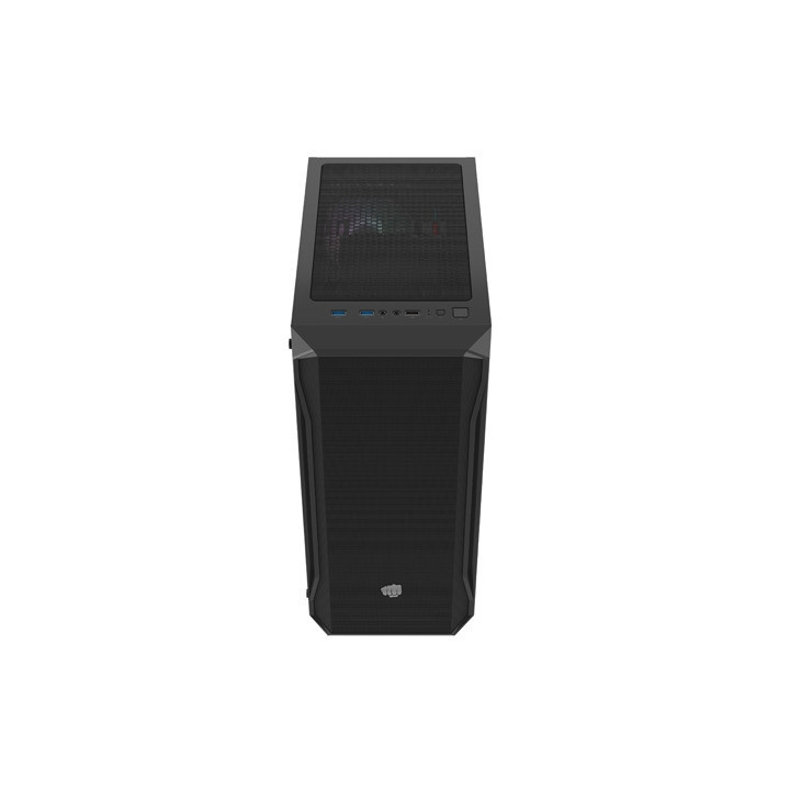 Кутия за компютър Fury Shobo SH4 RGB Midi Tower, Window, Black - NFO-2153
