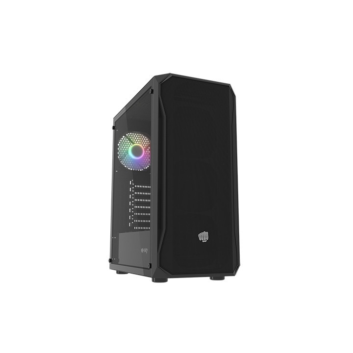 Кутия за компютър Fury Shobo SH4 RGB Midi Tower, Window, Black - NFO-2153