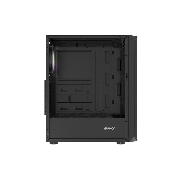 Кутия за компютър Fury Shobo SH4 RGB Midi Tower, Window, Black - NFO-2153