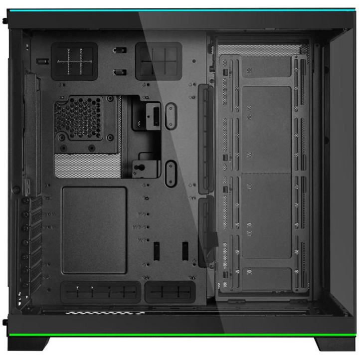 Кутия за компютър Lian Li PC-O11 Dynamic EVO RGB Mid-Tower, Tempered Glass, Черна - G99.O11DERGBX.00