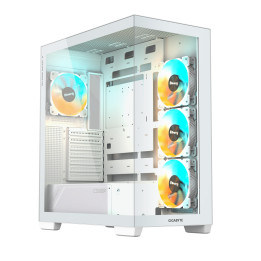 Кутия за компютър Gigabyte C500 PANORAMIC Stealth Ice, Mid-Tower - GB-C500PI ST