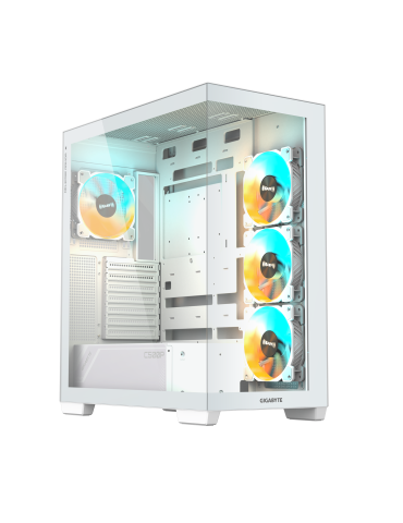 Кутия за компютър Gigabyte C500 PANORAMIC Stealth Ice, Mid-Tower - GB-C500PI ST