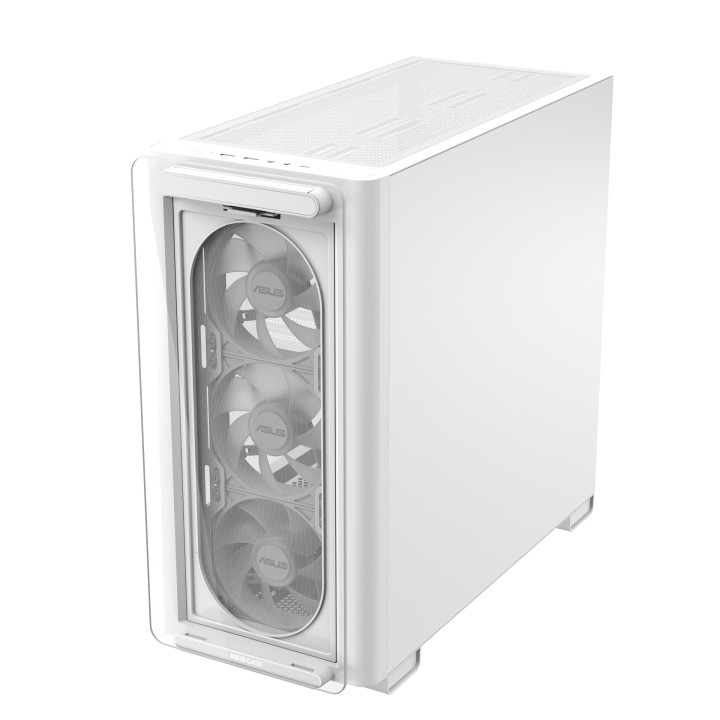 Кутия за компютър Asus A23 PLUS TG, White - 90DC00K3-B19010