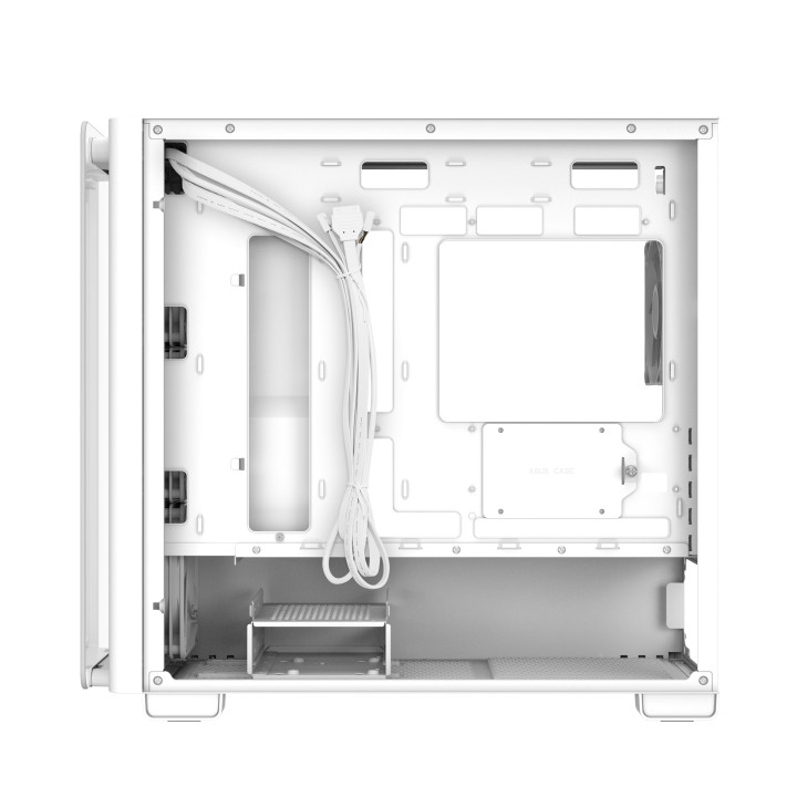 Кутия за компютър Asus A23 PLUS TG, White - 90DC00K3-B19010