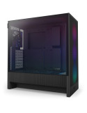 Кутия за компютър NZXT H5 Flow RGB 2024 Black, Mid-Tower - CC-H52FB-R1