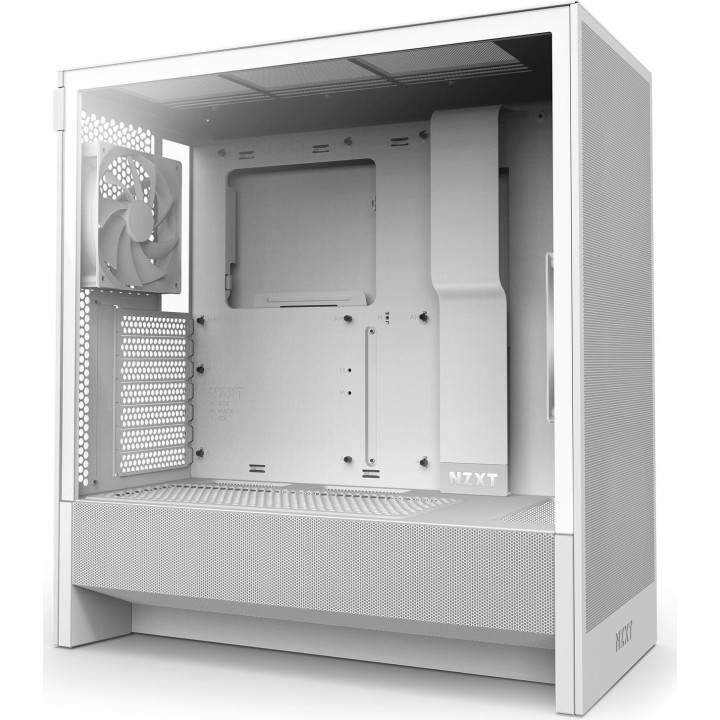 Кутия за компютър NZXT H5 Flow 2024 White, Mid-Tower - CC-H52FW-01