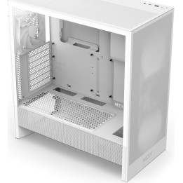 Кутия за компютър NZXT H5 Flow 2024 White, Mid-Tower - CC-H52FW-01