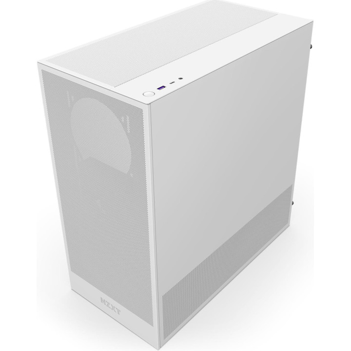 Кутия за компютър NZXT H5 Flow 2024 White, Mid-Tower - CC-H52FW-01