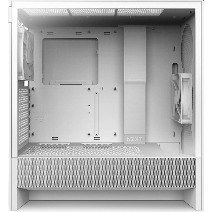 Кутия за компютър NZXT H5 Flow 2024 White, Mid-Tower - CC-H52FW-01
