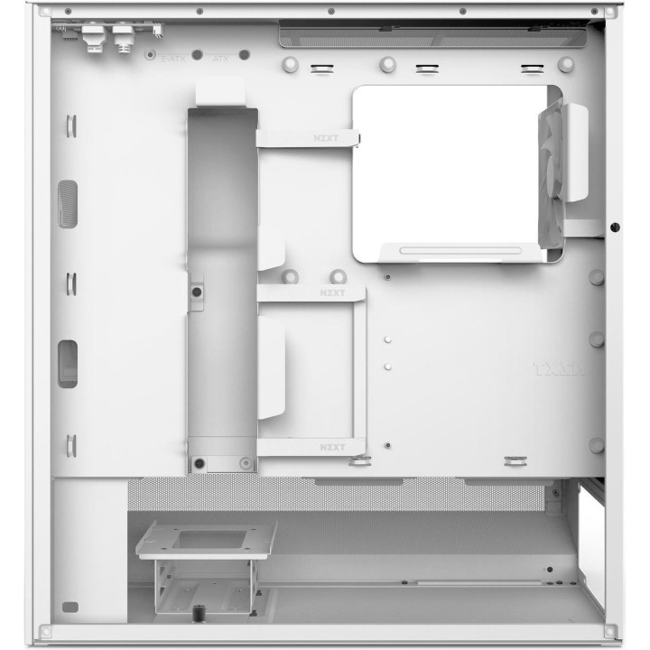 Кутия за компютър NZXT H5 Flow 2024 White, Mid-Tower - CC-H52FW-01