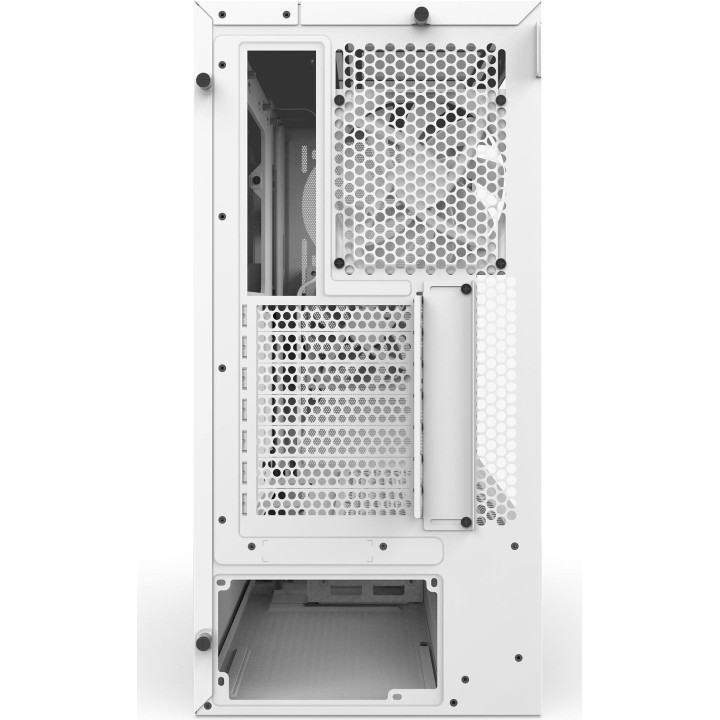 Кутия за компютър NZXT H5 Flow 2024 White, Mid-Tower - CC-H52FW-01