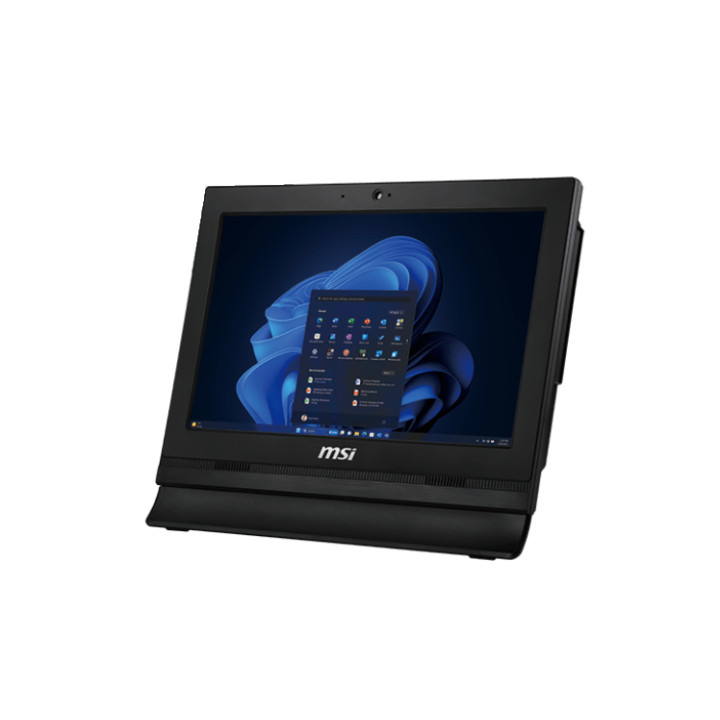 All in One компютър MSI PRO AP162T ADL-017XEU, 15.6" IPS 1920x1080 (FHD) Single Point Resistive Touch Screen, Intel N100, RAM 4GB, SSD 256GB, No OS - 9S6-A60211-017