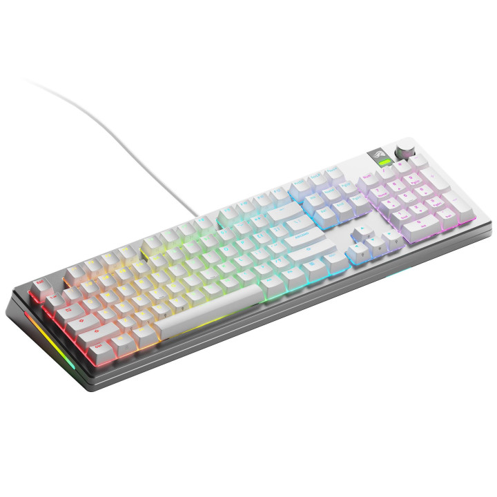 Геймърска механична клавиатура Glorious GMMK 3 Pro 100% Silver - Fox Linear Switches - GLO-KB-GMMK3-PRO-100-PB-FOX-W-SIL-US