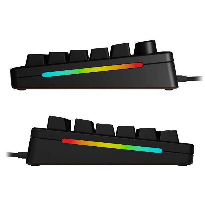 Геймърска механична клавиатура Glorious GMMK 3 75% Black - Fox Linear Switches - GLO-KB-GMMK3-75-PB-FOX-W-BLK-US