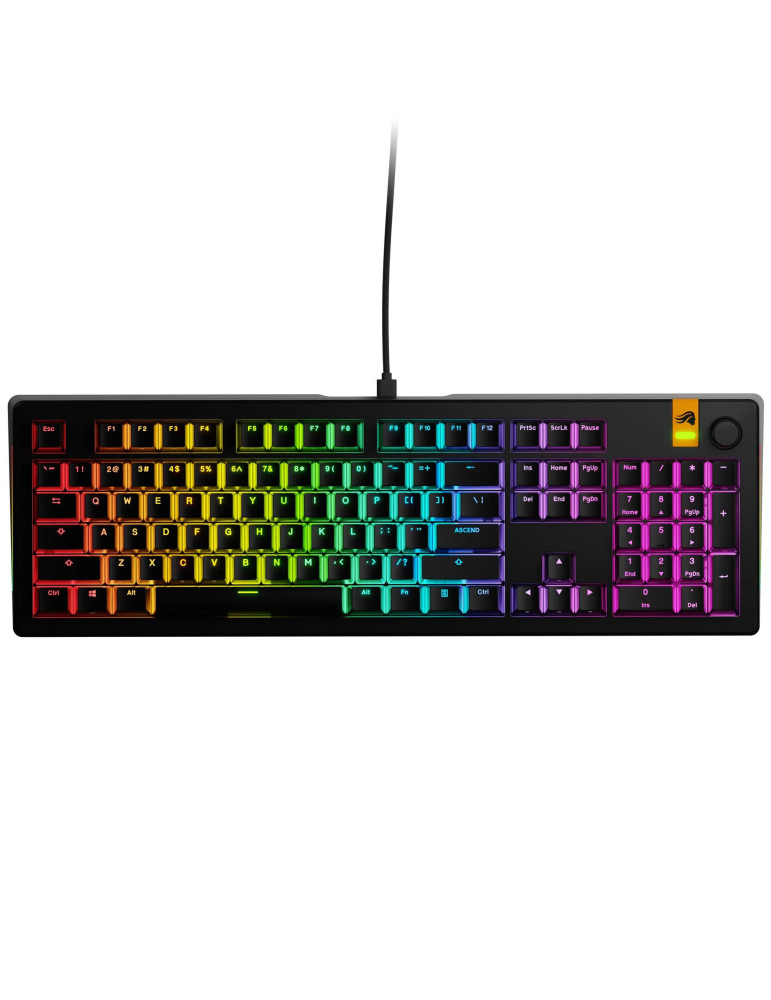 Геймърска механична клавиатура Glorious GMMK 3 HE 100% Black - Fox HE Switches - GLO-KB-GMMK3-100-PB-HE-W-BLK-US