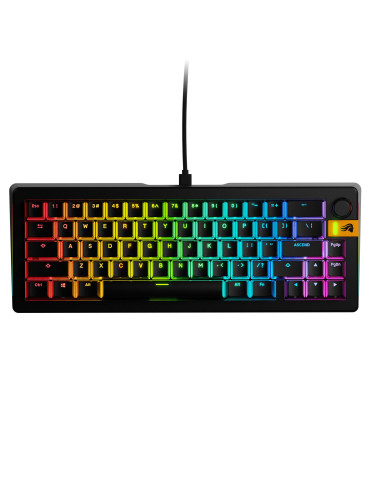 Геймърска механична клавиатура Glorious GMMK 3 HE 65% Black - Fox HE Switches - GLO-KB-GMMK3-65-PB-HE-W-BLK-US