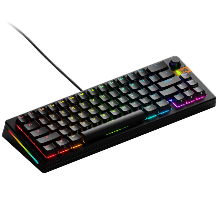 Геймърска механична клавиатура Glorious GMMK 3 HE 65% Black - Fox HE Switches - GLO-KB-GMMK3-65-PB-HE-W-BLK-US