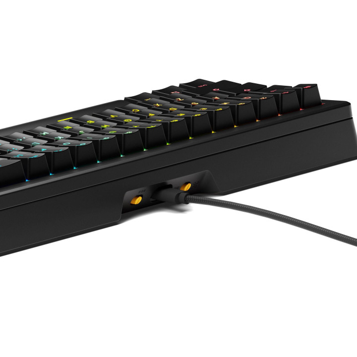 Геймърска механична клавиатура Glorious GMMK 3 HE 65% Black - Fox HE Switches - GLO-KB-GMMK3-65-PB-HE-W-BLK-US