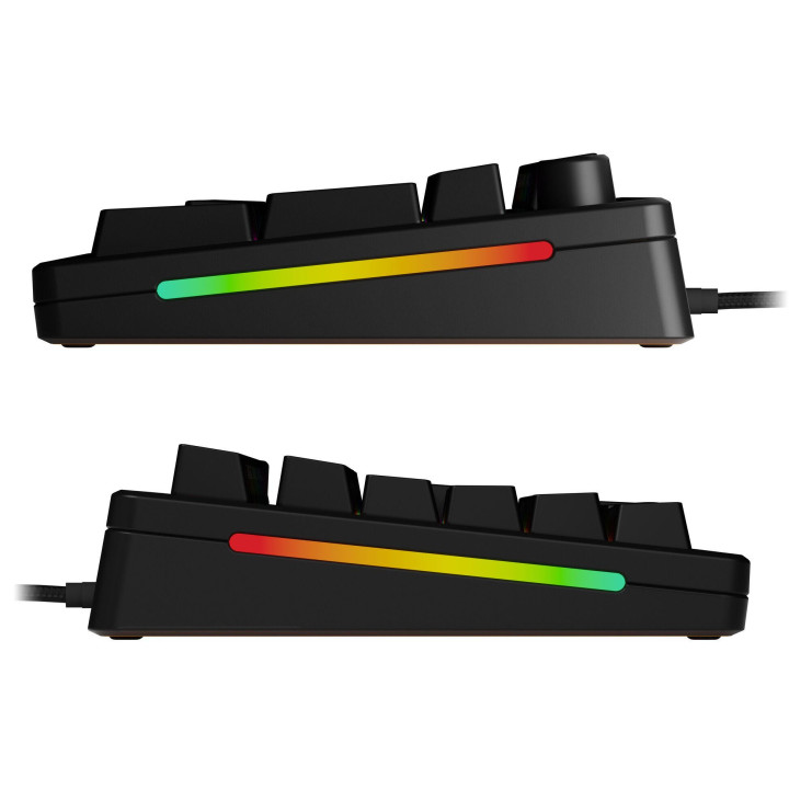 Геймърска механична клавиатура Glorious GMMK 3 100% Black - Fox Linear Switches - GLO-KB-GMMK3-100-PB-FOX-W-BLK-US