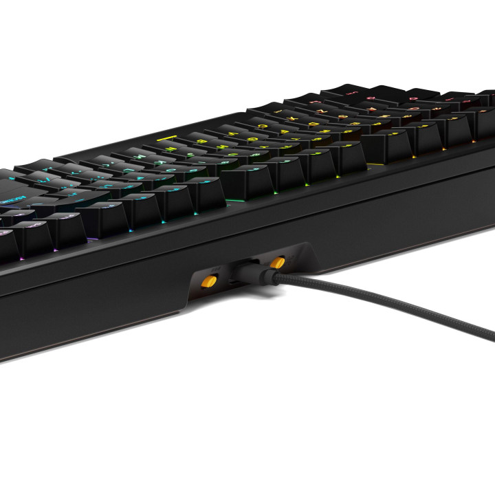 Геймърска механична клавиатура Glorious GMMK 3 100% Black - Fox Linear Switches - GLO-KB-GMMK3-100-PB-FOX-W-BLK-US