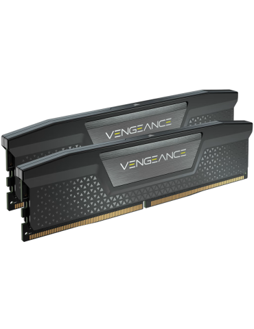 RAM памет Corsair 32GB(2x16GB) DDR5 5600MHz DIMM, Unbuffered, 40-40-40-77, Std PMIC, XMP 3.0, VENGEANCE DDR5 Black Aluminium, 1.25V - CMK32GX5M2B5600C40