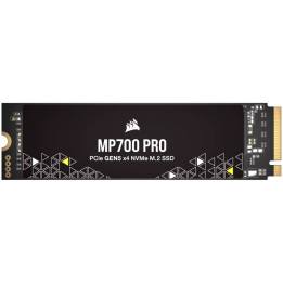 SSD диск Corsair 2TB MP700 PRO M.2 NVMe PCIe Gen.5 x4, 12400/11800MB/s - CSSD-F2000GBMP700PNH