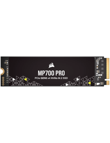 SSD диск Corsair 2TB MP700 PRO M.2 NVMe PCIe Gen.5 x4, 12400/11800MB/s - CSSD-F2000GBMP700PNH